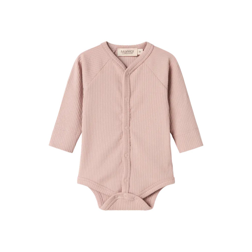 Bruno Langærmet Body - Faded rose - 68