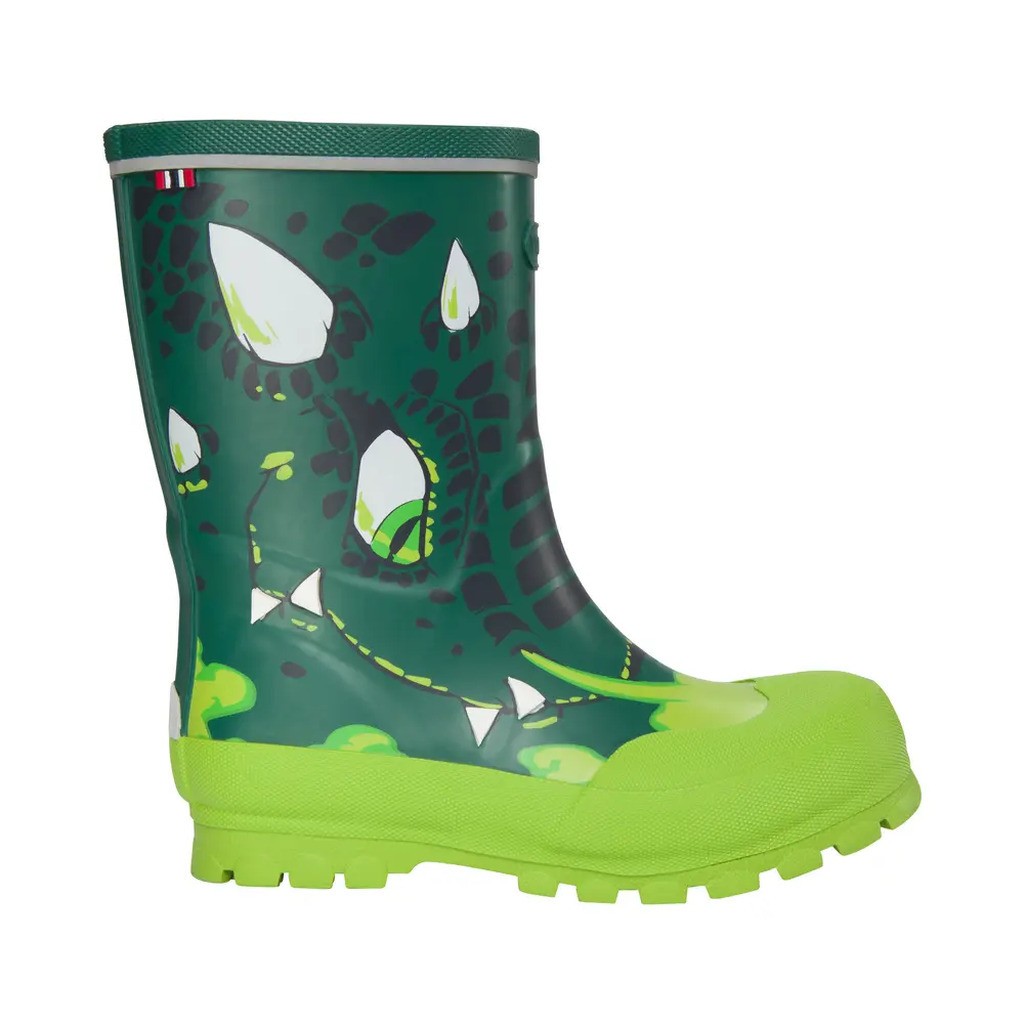 Jolly print gummistøvle - Bottlegreen/Multi - 25