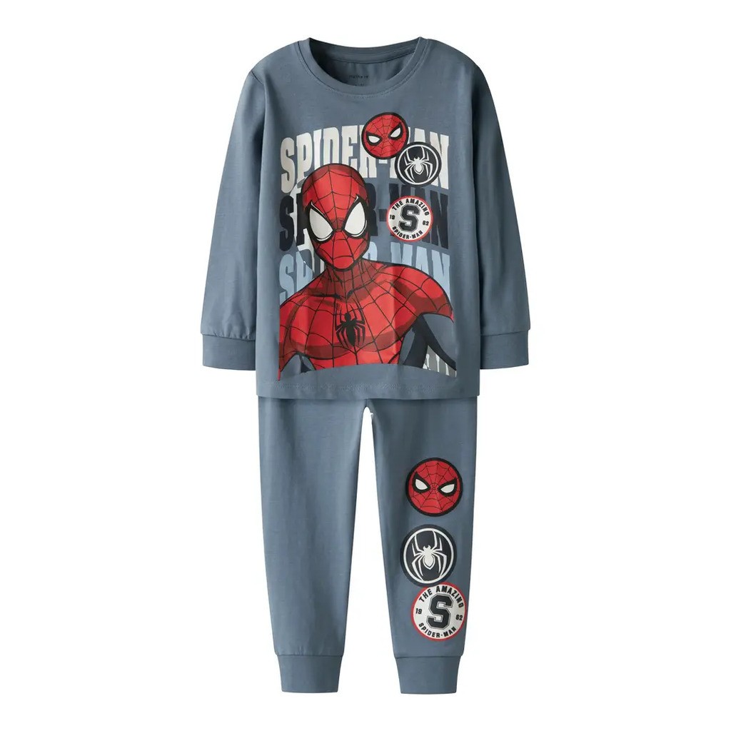 Octi Spiderman Nattøj Sæt - Flint Stone - 110