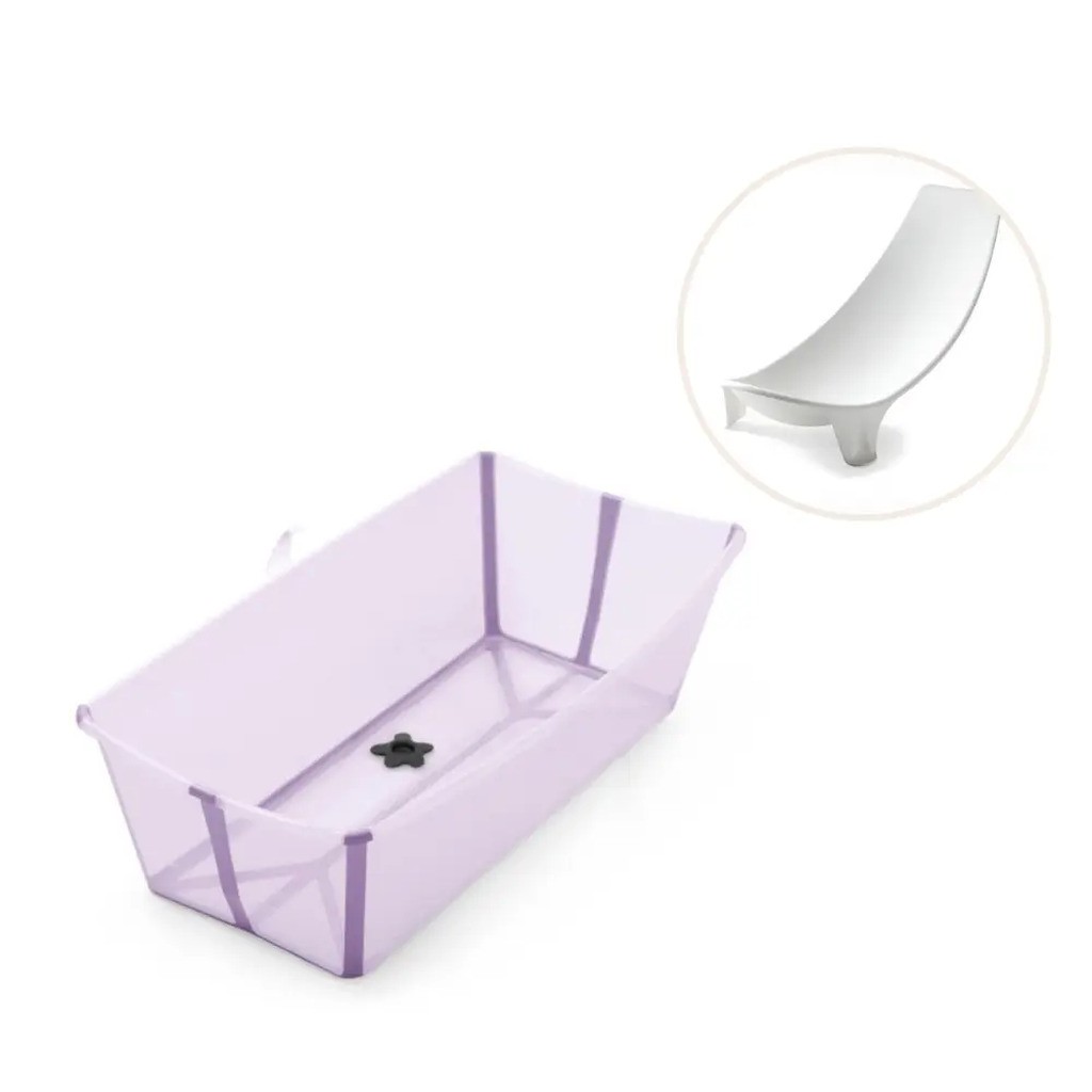 Flexi Bath XL inkl. newborn support - Lavender