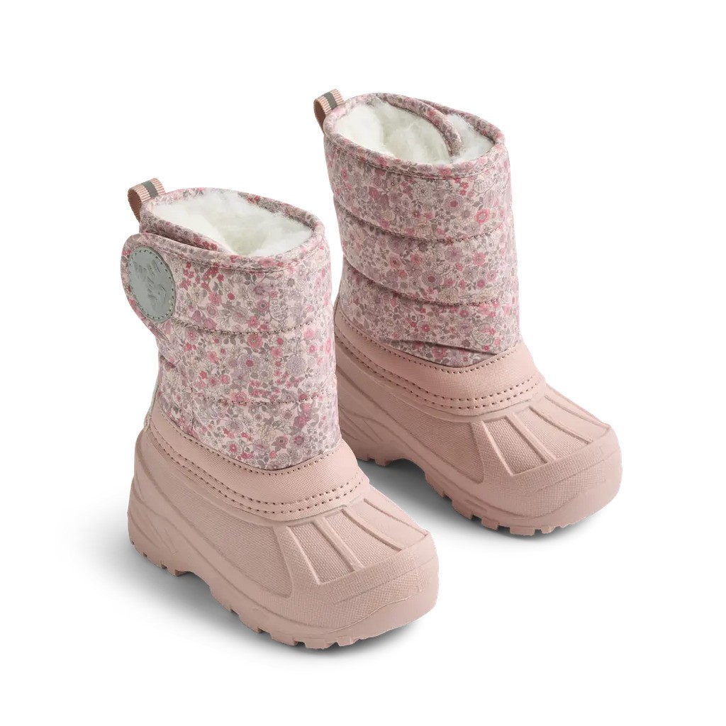 Winty Vinterstøvle - Rose powder flowers - 28