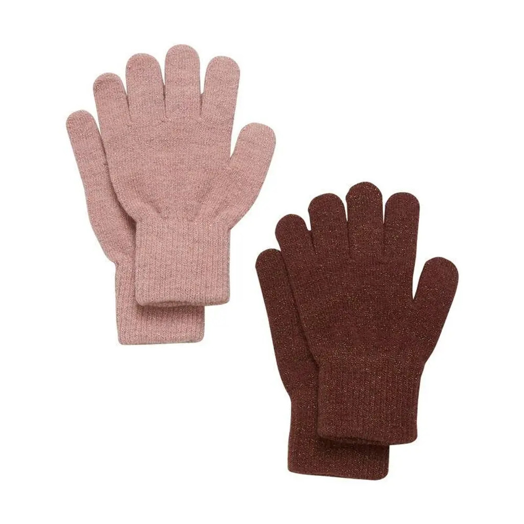 Magic glitter handsker 2-pak - 645 - 1-2 år