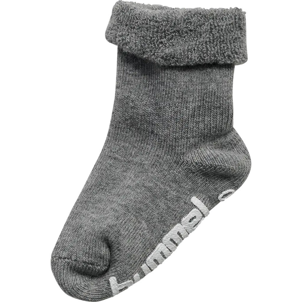 Non Slip Sokker - Grey Melange - 15/17