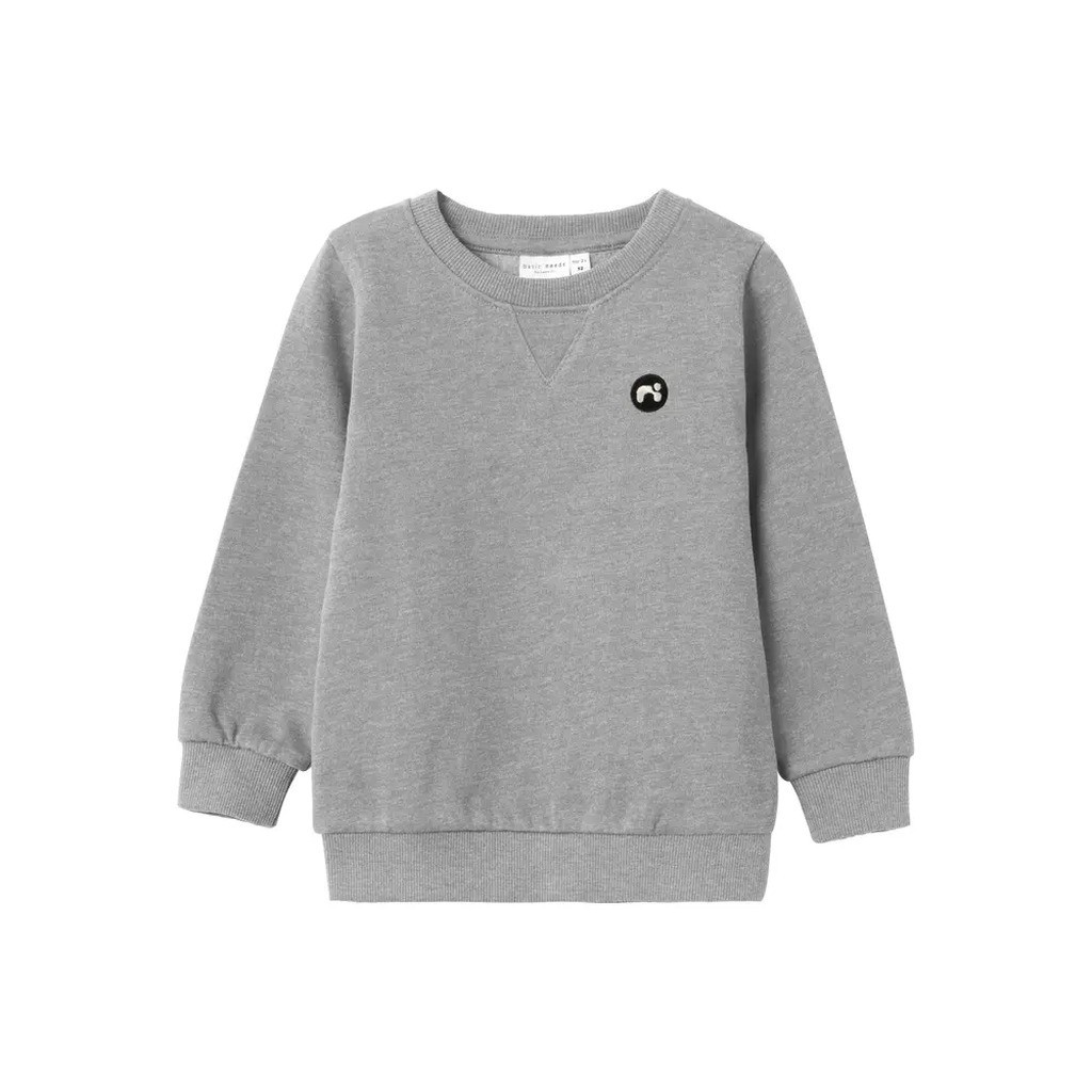 Vimo langï¿½rmet sweat - Grey melange - 86