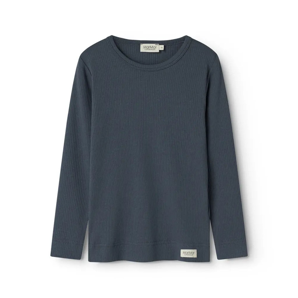 T-shirt, langærmet - Blue - 110