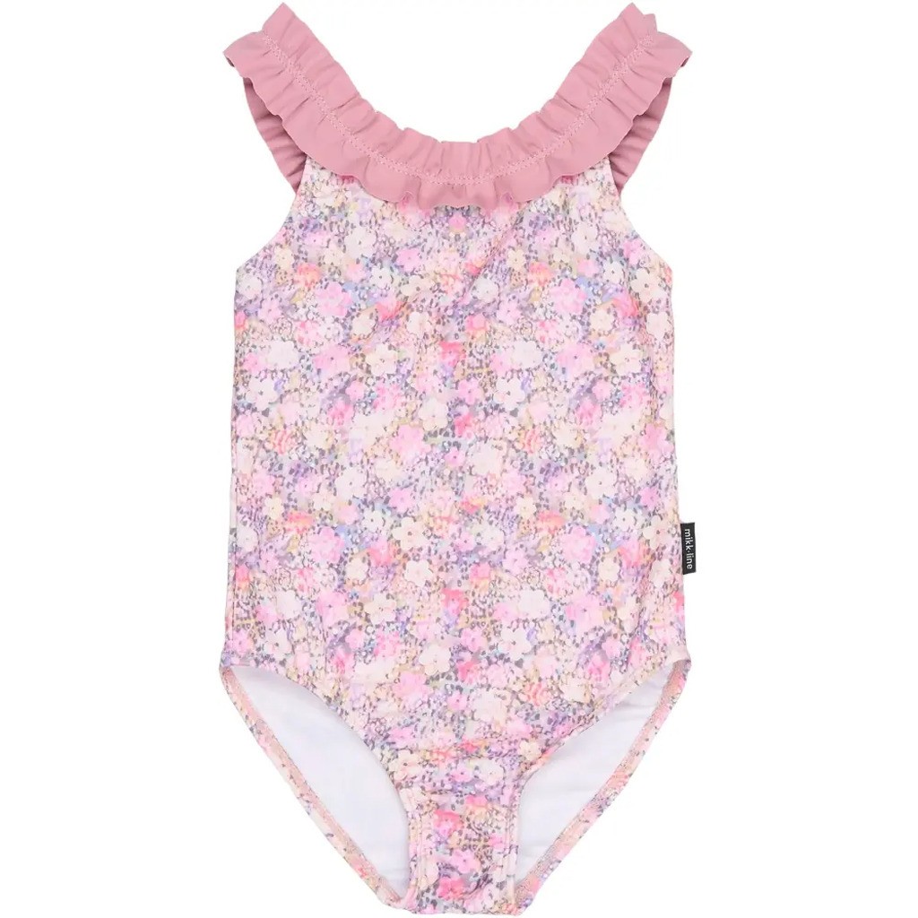 Badedragt Recycled Aop - LILAS - 3-4 ÅR