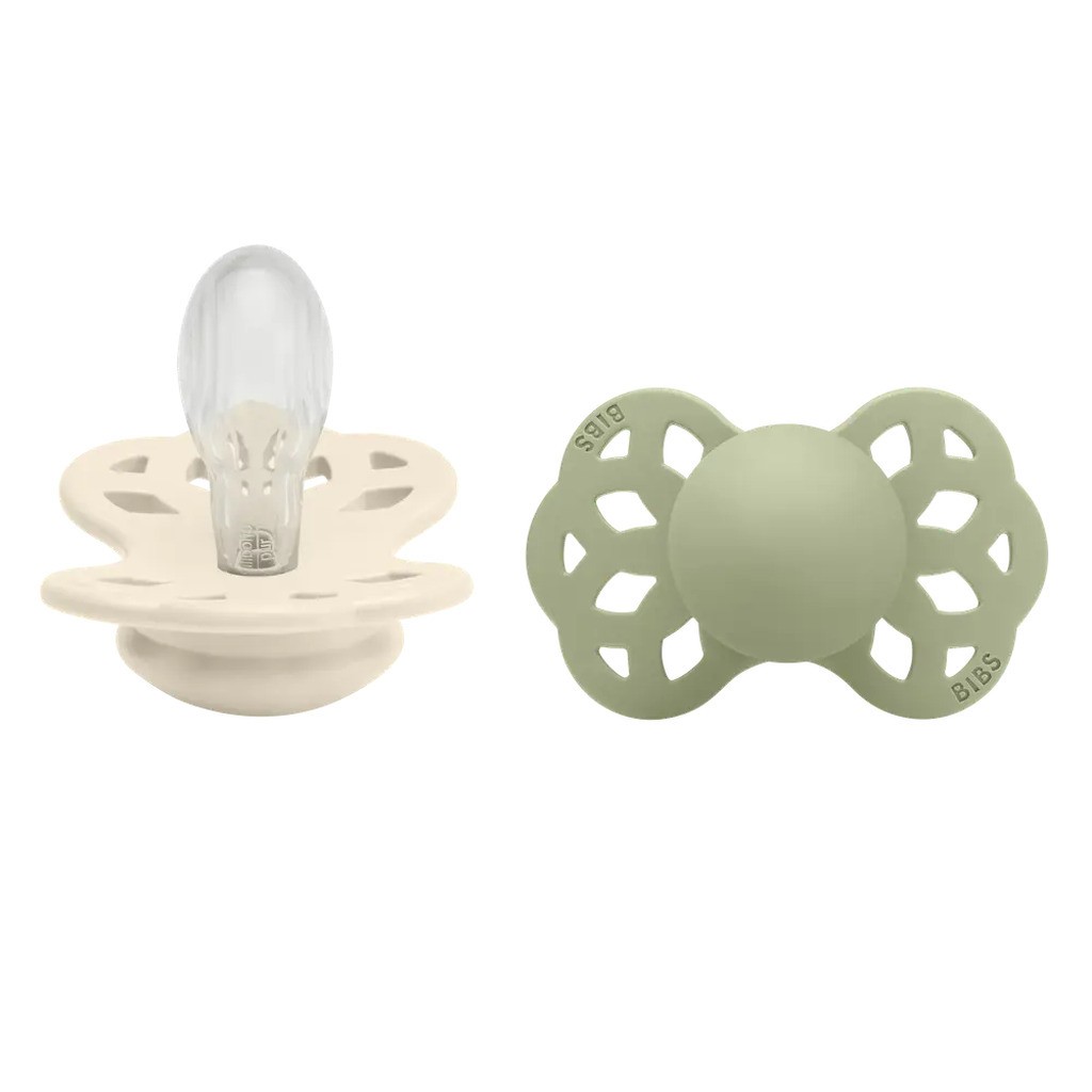 Infinity 2 pk Silicone Symmetrical Size 2 Ivory/Sage
