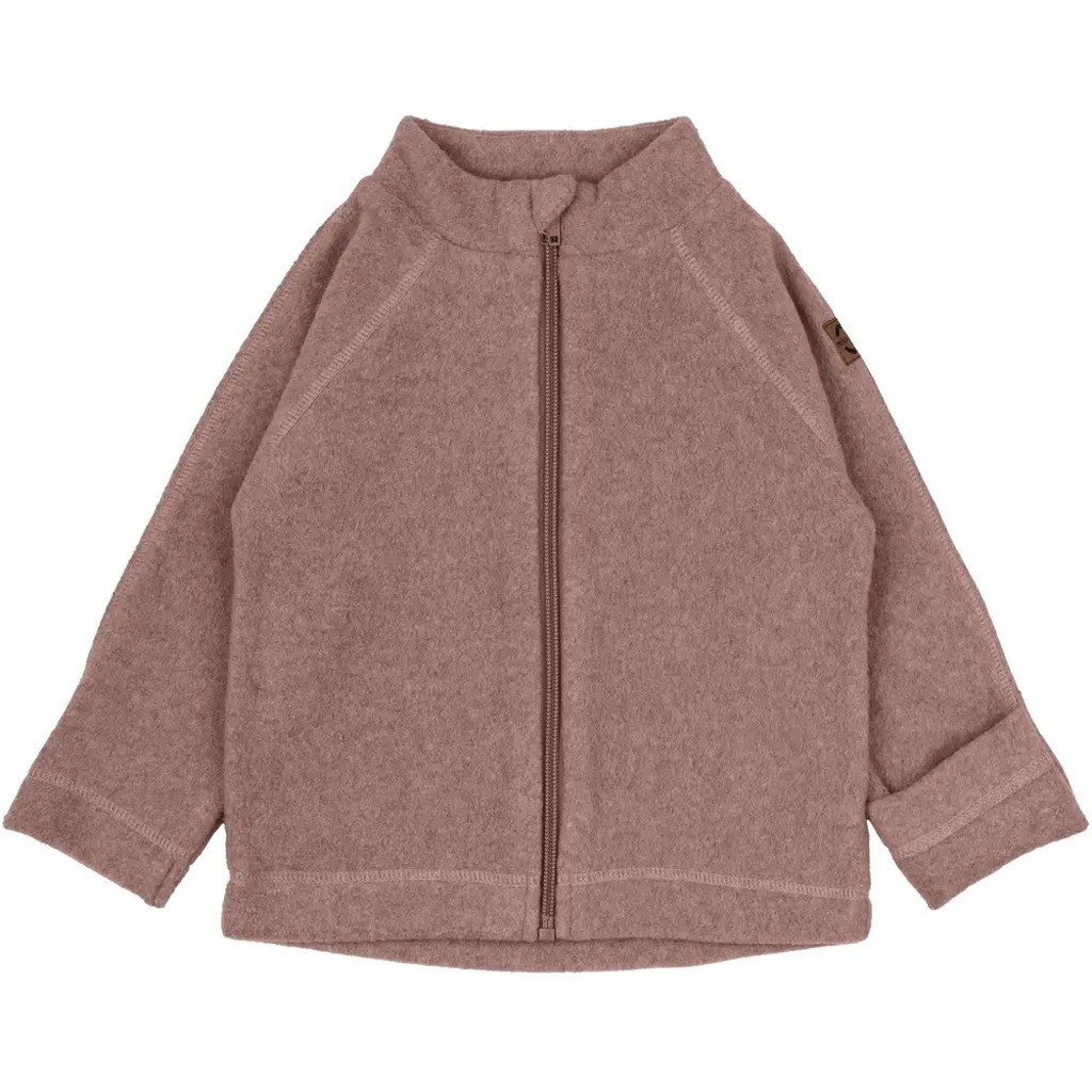 Bomuld Fleece Baby Jakke - BURLWOODME - 18 MDR.