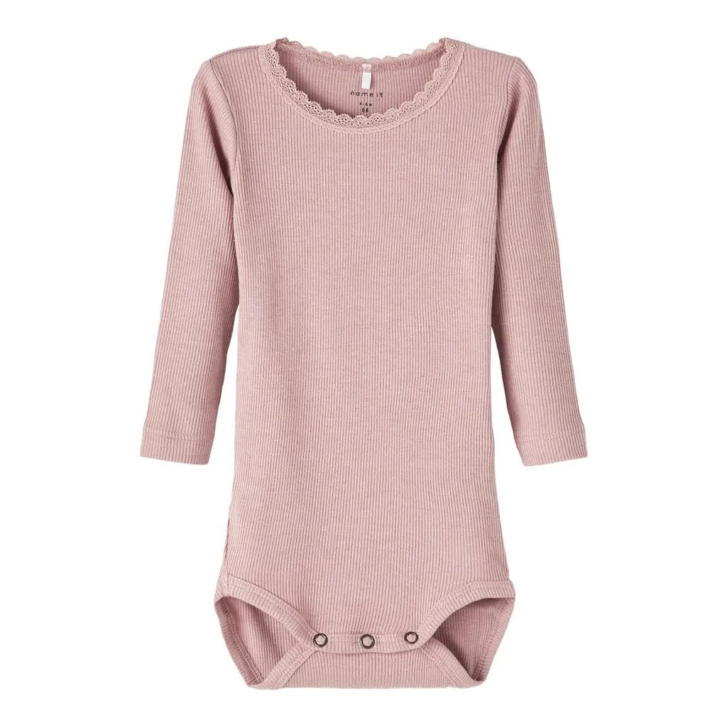 Kab langærmet body - DEAUVILLE MAUVE - 80