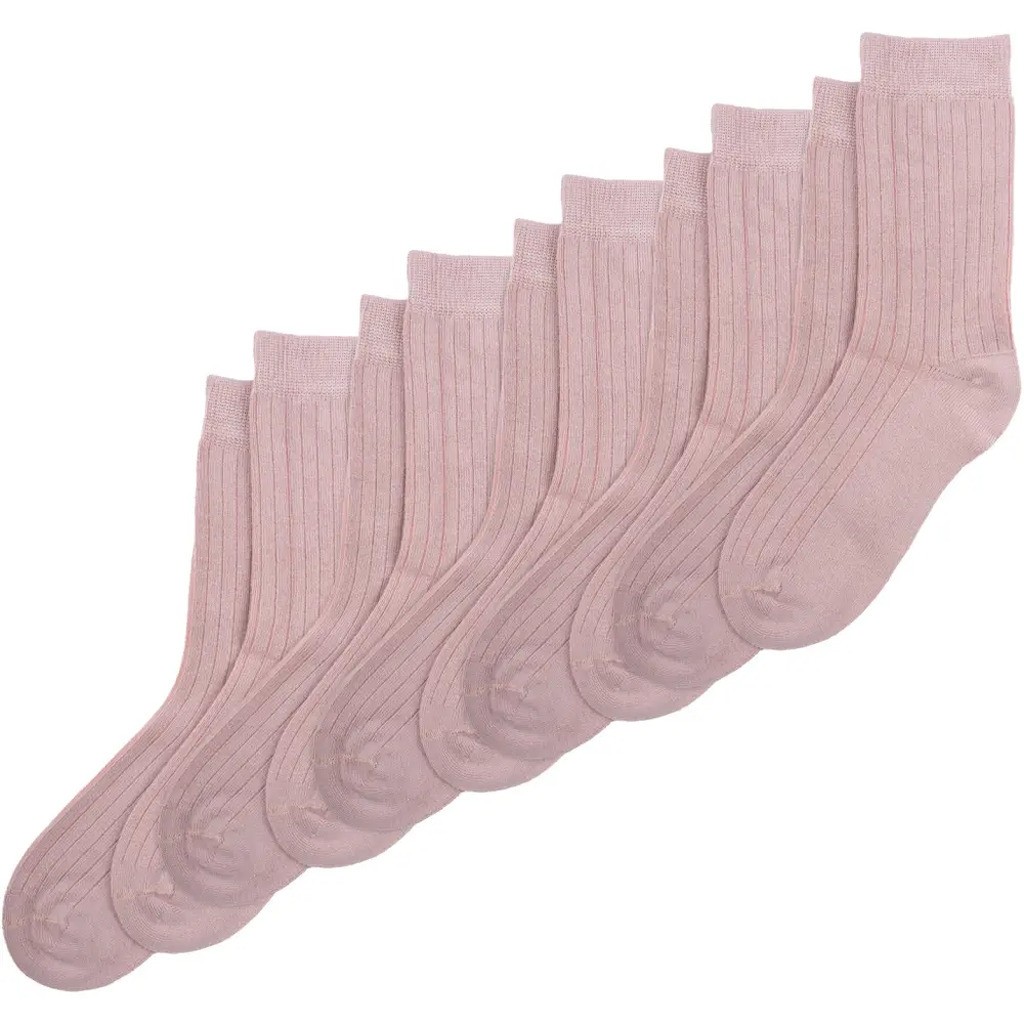 Bamboo strømper 5 pak - ROSE - 23/26