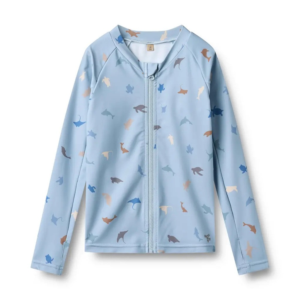 Langærmet Bade T-shirt Ada - 1235 - 98