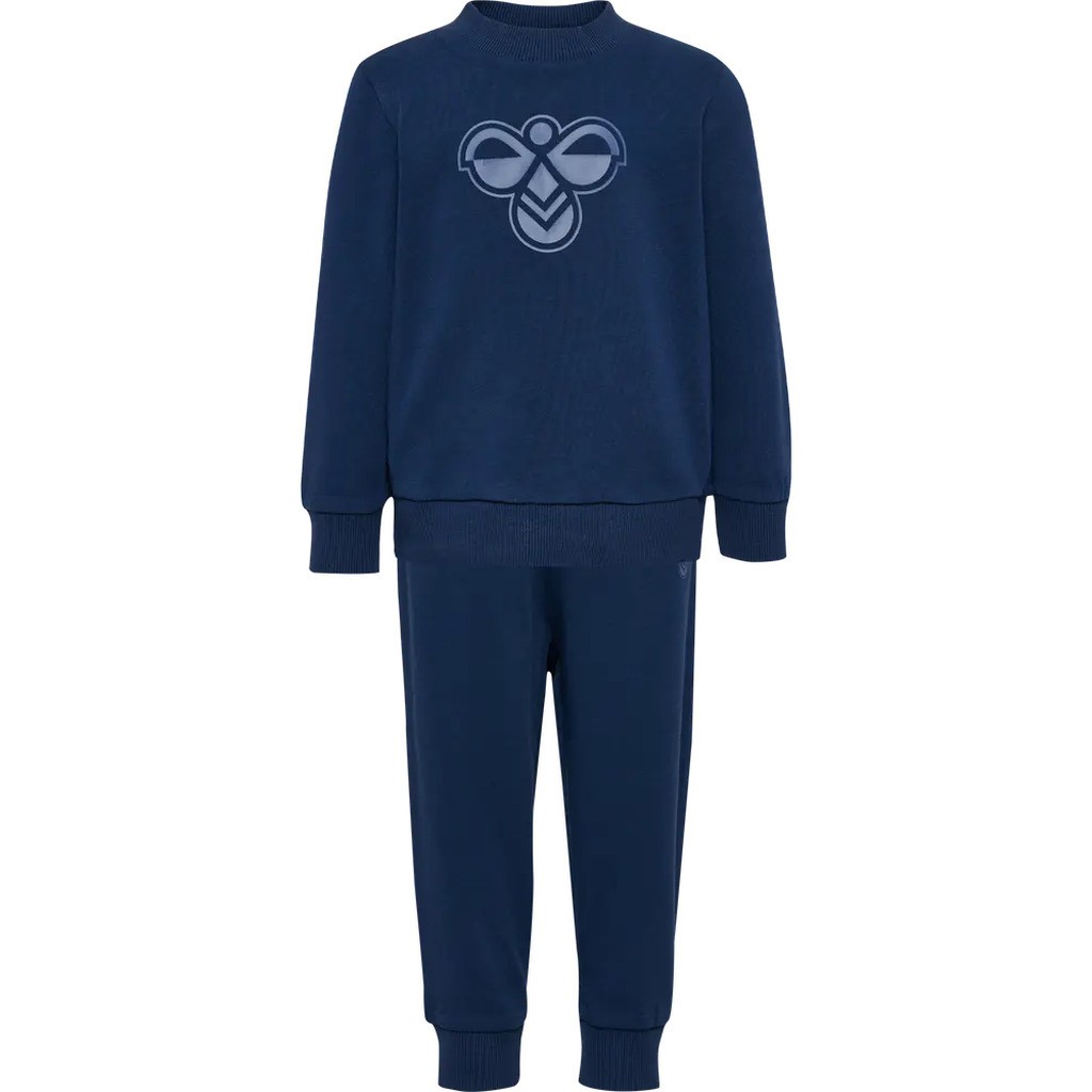 Jersey Crewsuit Bee - Dress Blue - 110