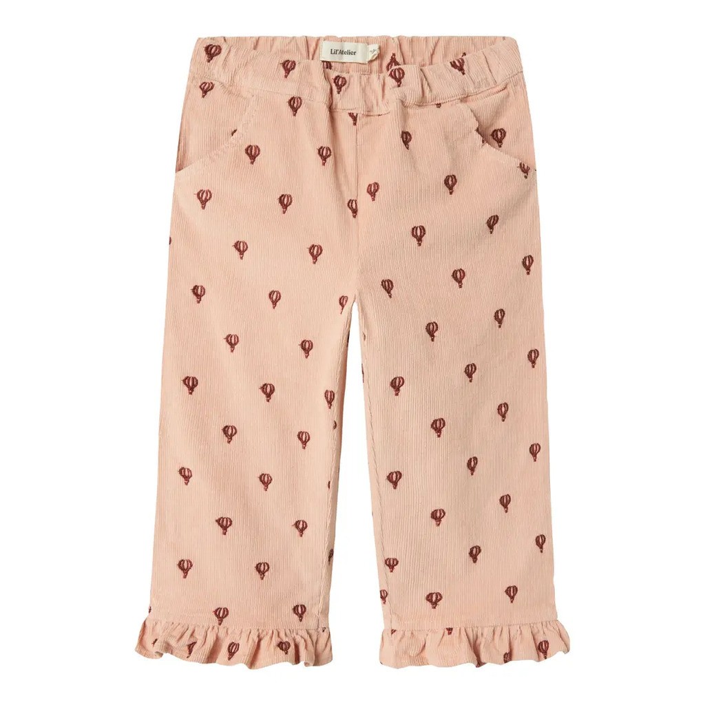 Nelly Cord Straight Bukser - Cameo Rose - 92