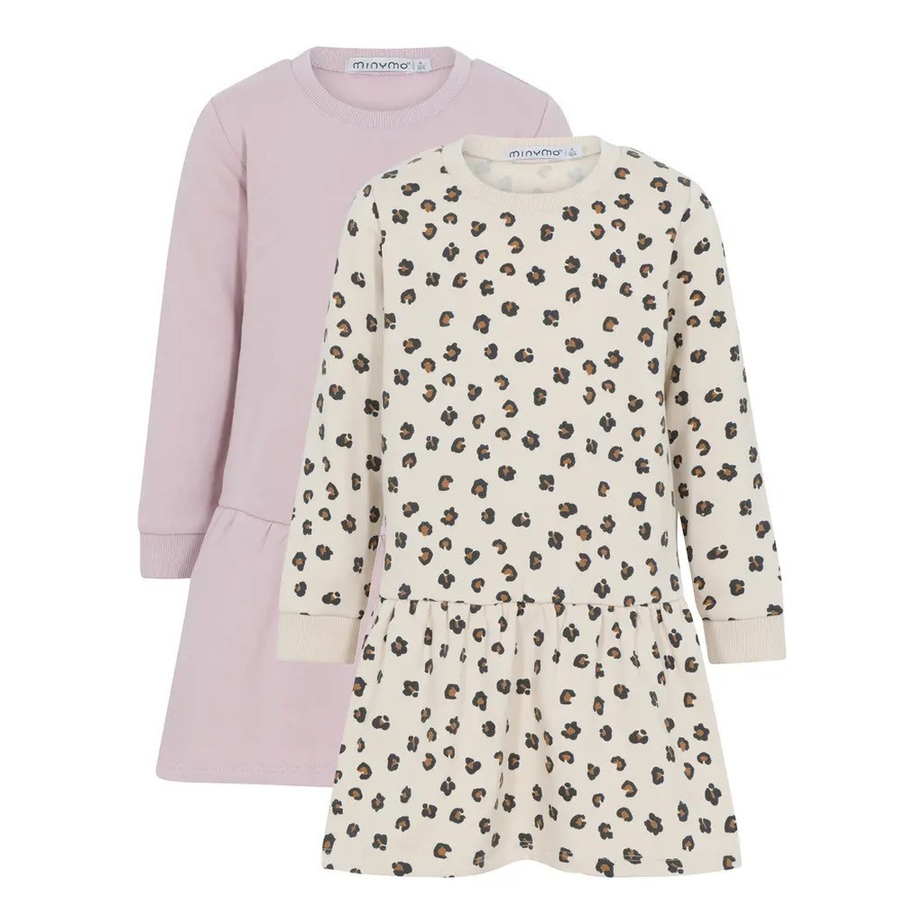 Sweat kjole langærmet 2-pak - 530 - 122
