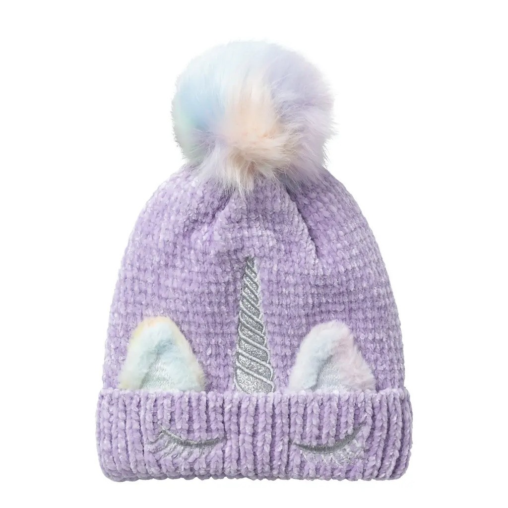 Metea strikket beanie - PASTELLILA - 48/49