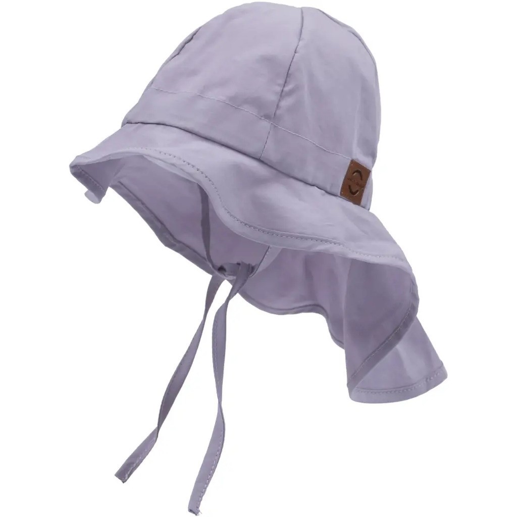 Sommerhat med skygge til nakken - Solid - LAVENDER - 2-4 ÅR