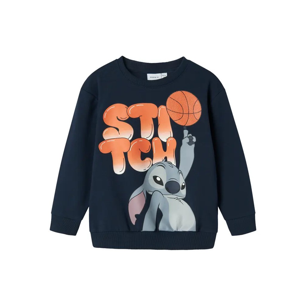 Ant Stitch Sweatshirt - Navy Blazer - 104