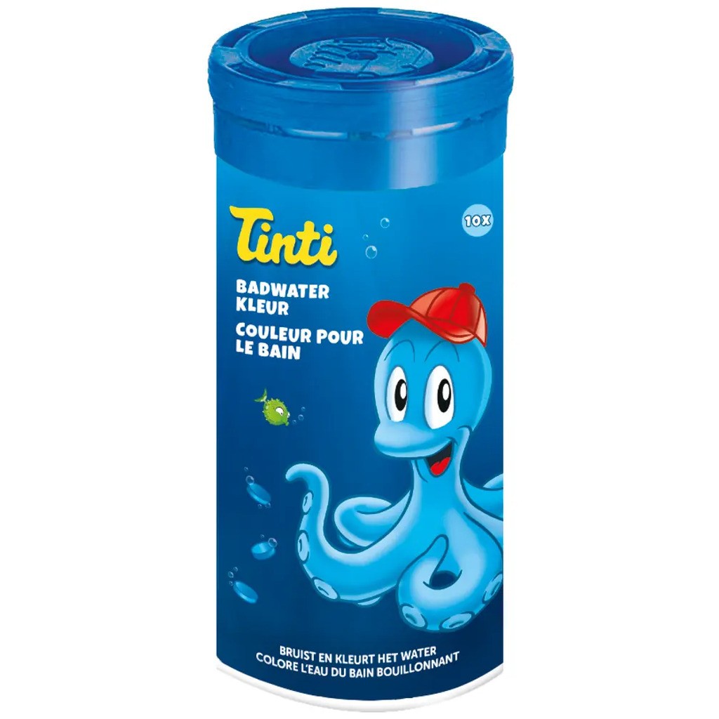 Badevandsfarver, 10 Styk, Blå