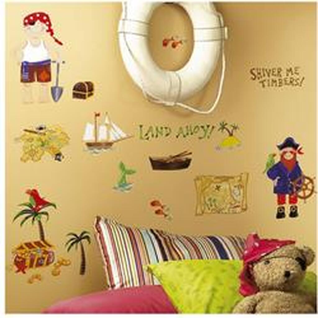 Wallstickers til børn, Pirat - RoomMates