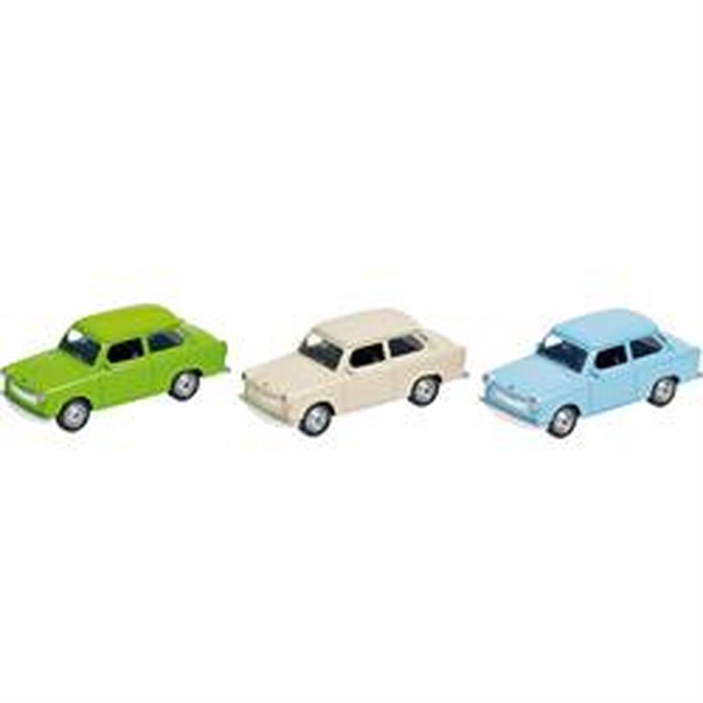 Legetøjsbil Trabant, træk tilbage - GOKI