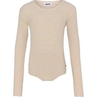 Molo - Rochelle Bluse - White Yellow Stripe - 98/104