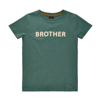 THE NEW - Vilmer SS TEE T-Shirt - Dark Forest - 7/8 år