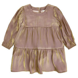 The New Siblings - Aga L_S Dress Kjole - Adobe Rose - 80