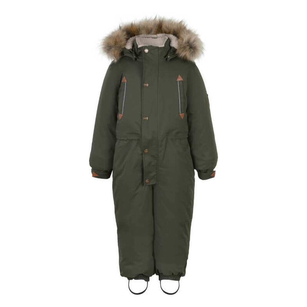 Mikk-Line - Twill Nylon Junior Suit Flyverdragt - Forest Night - 122