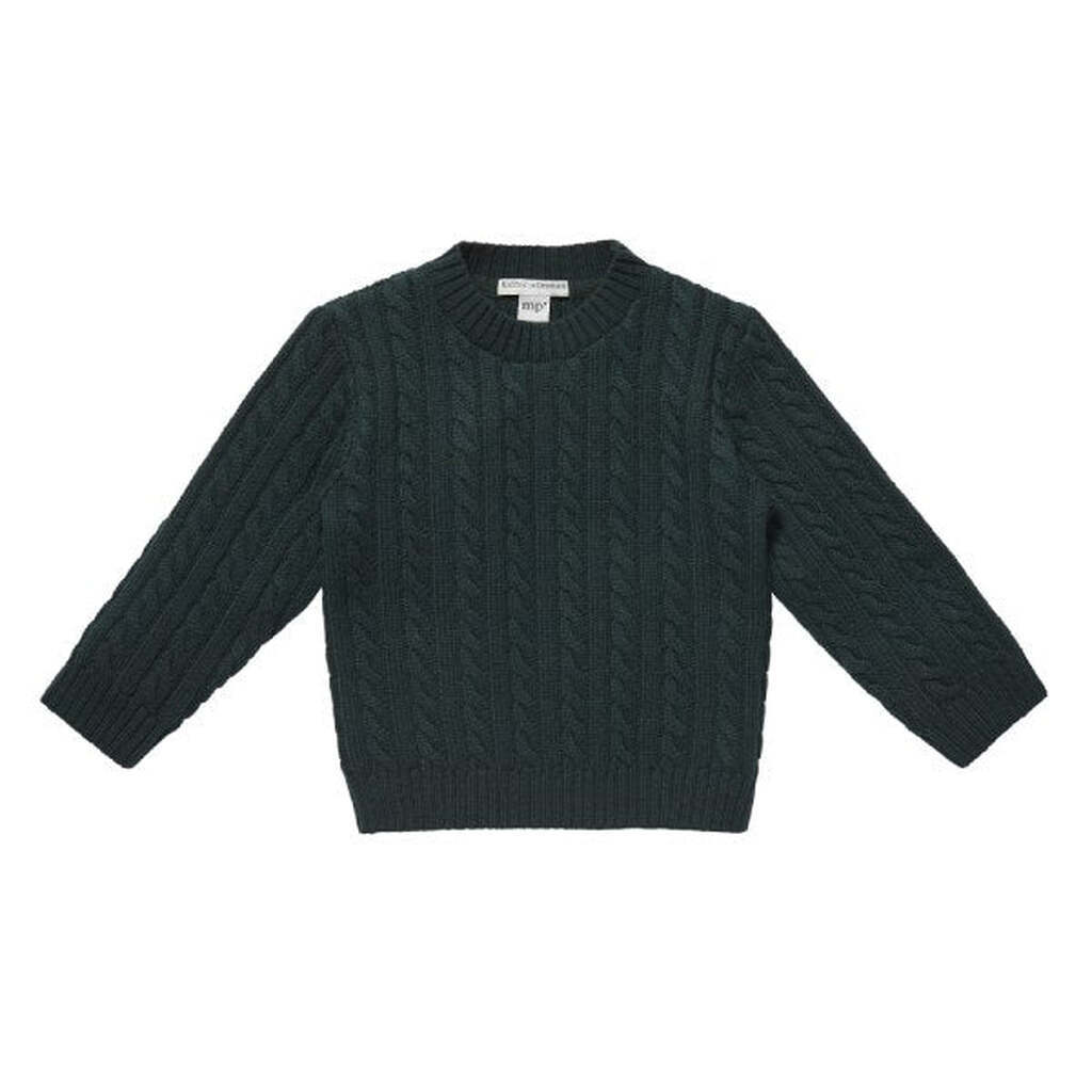 MP Denmark - Strik Cable Sweater - Army - 120
