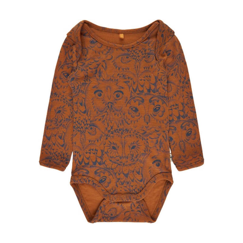 Soft Gallery - SGBob Hello Owl Wool LS Body - Glazed Ginger - 62/3 mdr.