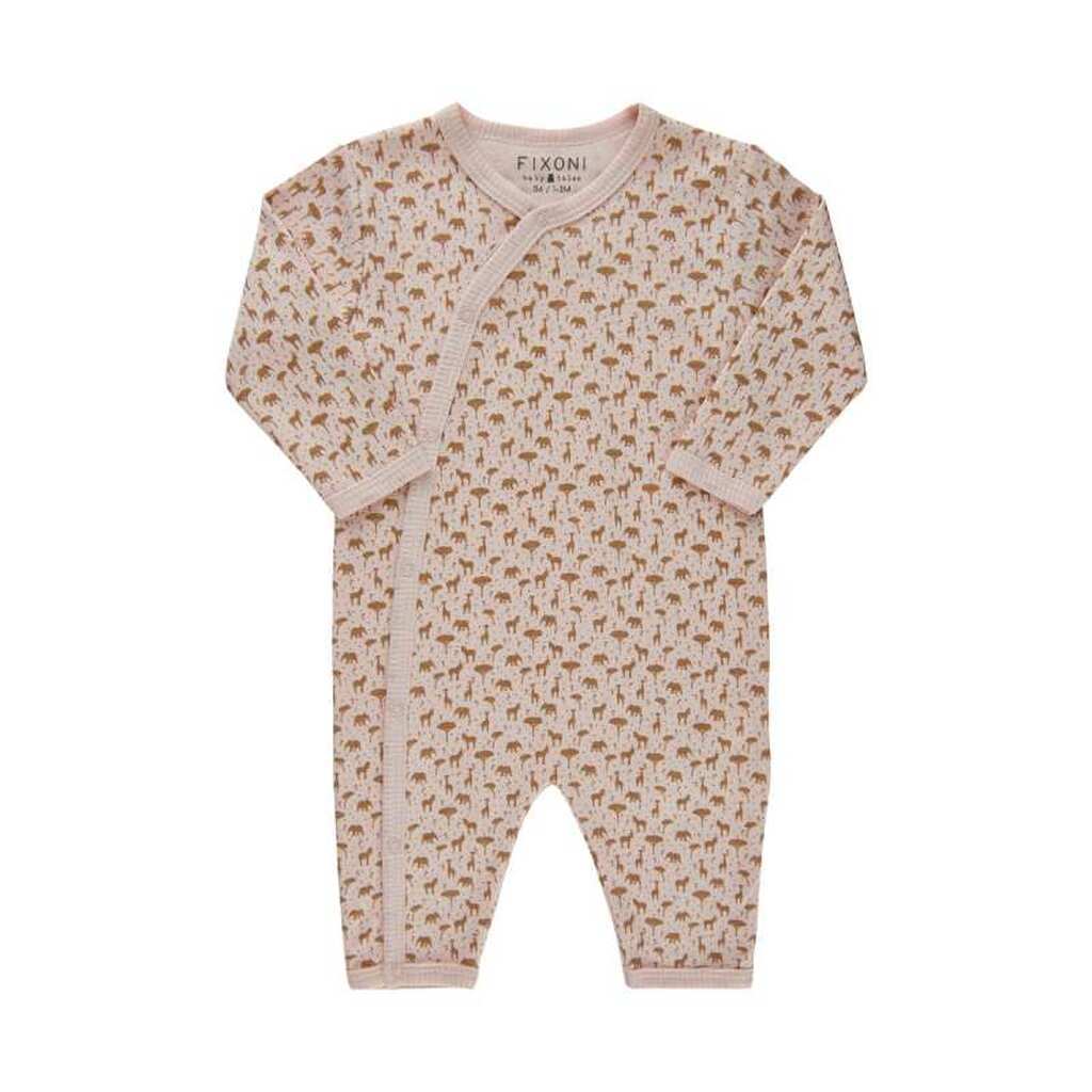 Fixoni -  Nightsuit w/o Feet Natdragt - Soft Rose - 68