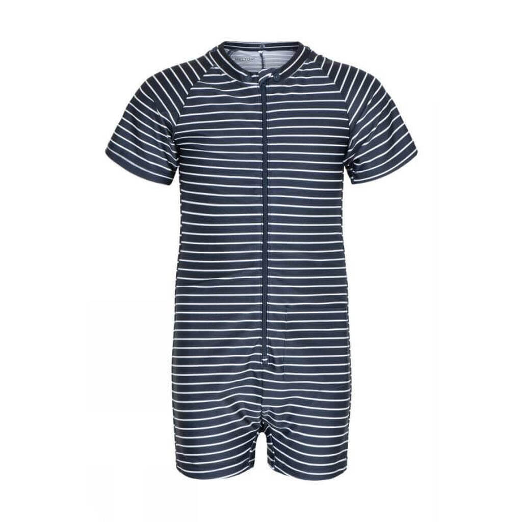 Melton -  Badeheldragt m. ærmer UV50 - Blue Nights - 2-3 år