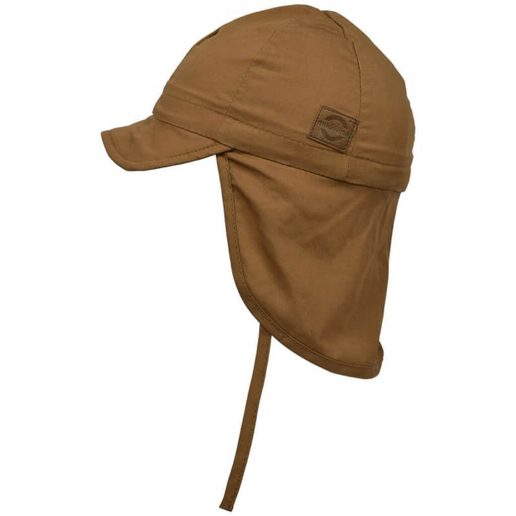 Mikk-Line -  Sommercap Long Neck - Golden Brown - 0-6 mdr.