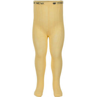 The New Siblings - Addi Cable Tights Strømpebukser - Lemonade - 80/86