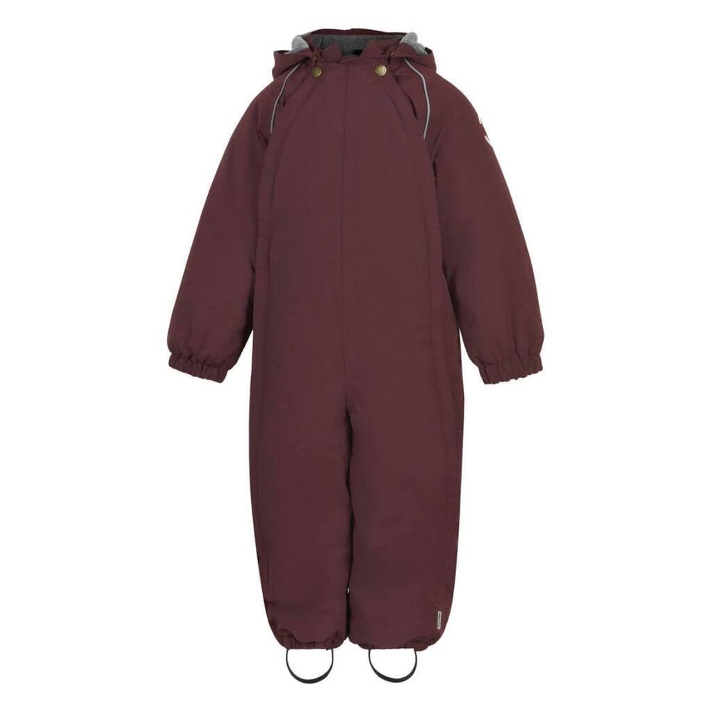 Mikk-Line - Nylon Baby Suit Solid Flyverdragt - Decadent Chocolate - 80