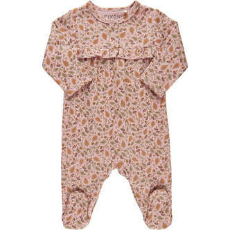 Fixoni -  Heldragt Romper LS - Pale Mauve - 86