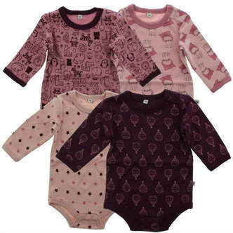 Pippi -  Body 4-pak - Lilac - 50