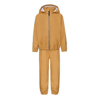 Molo - Zet Regntøj Recycle PU - Honey - 122/128