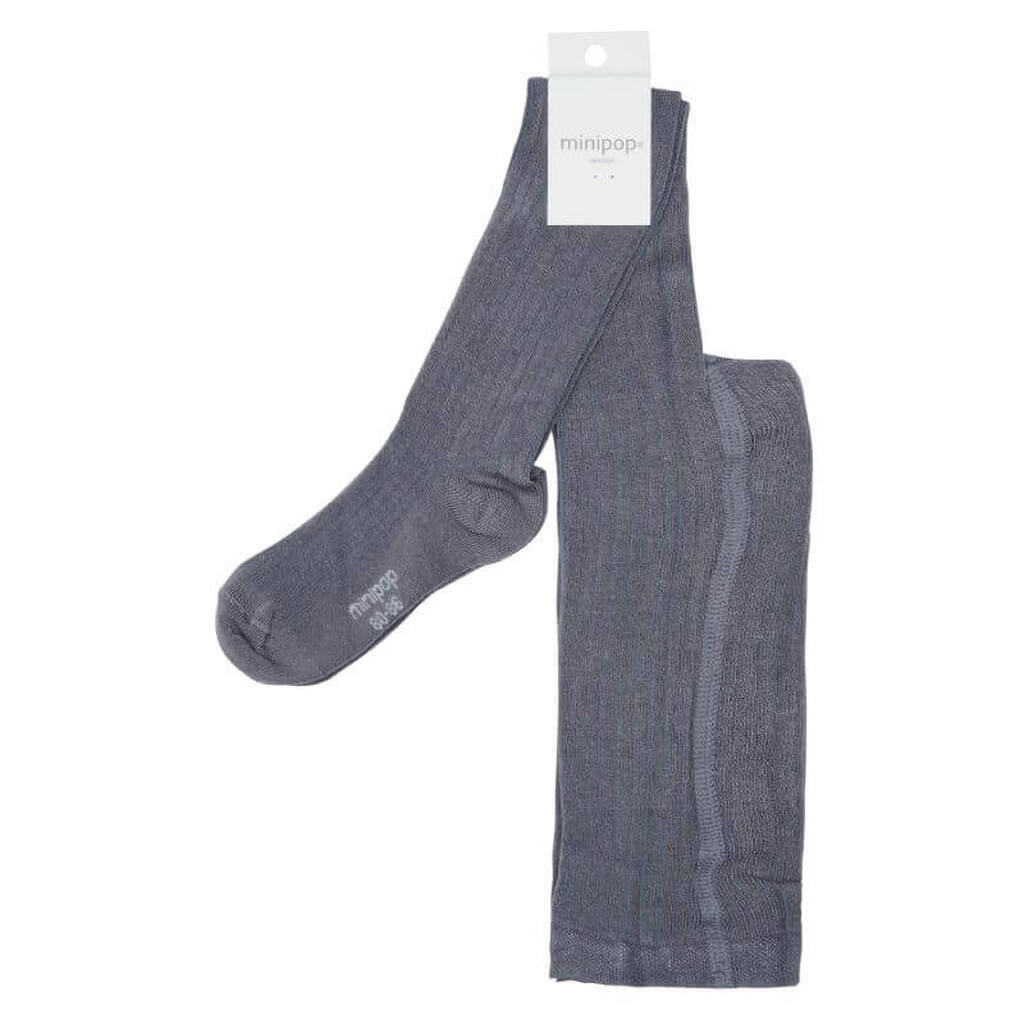 MiniPop -  Bamboo Tights - Grey - 68/74 (4-9 mdr.)