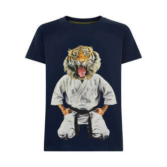 THE NEW - Uke S/S TEE T-Shirt - Navy Blazer - 5/6 år
