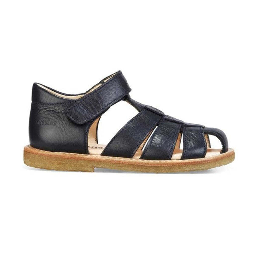 Angulus -  Sandal m. velcro - Marineblå - 23