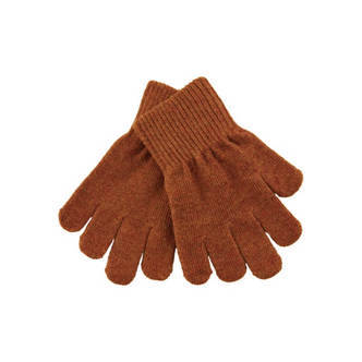 Mikk-Line -  Magic Strik Handsker - Ginger Bread - 4-7 år