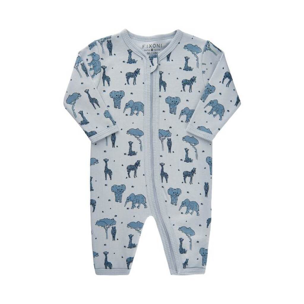 Fixoni -  Nightsuit Natdragt - Baby Blue - 86