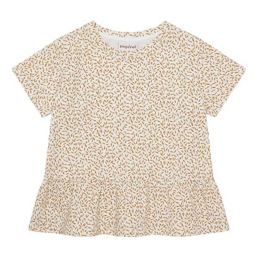 Popirol -  Nora T-Shirt - Mustard - 104/4 år