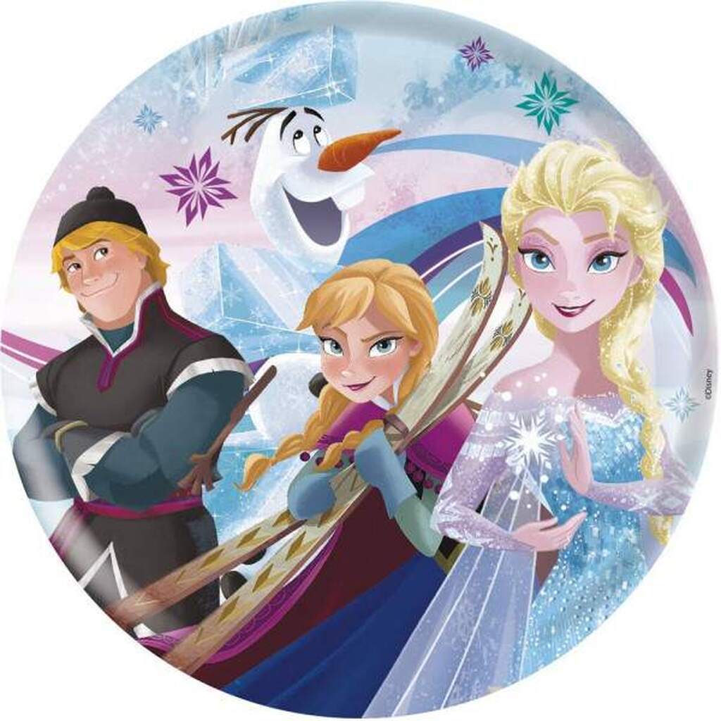Disney -  Frost Tallerken - White / One size