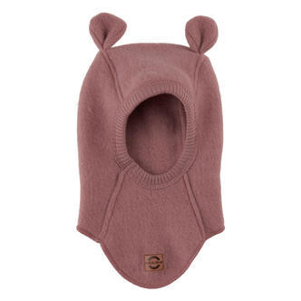 Mikk-Line - Wool Fullface w Ears - Burlwood - 98/104