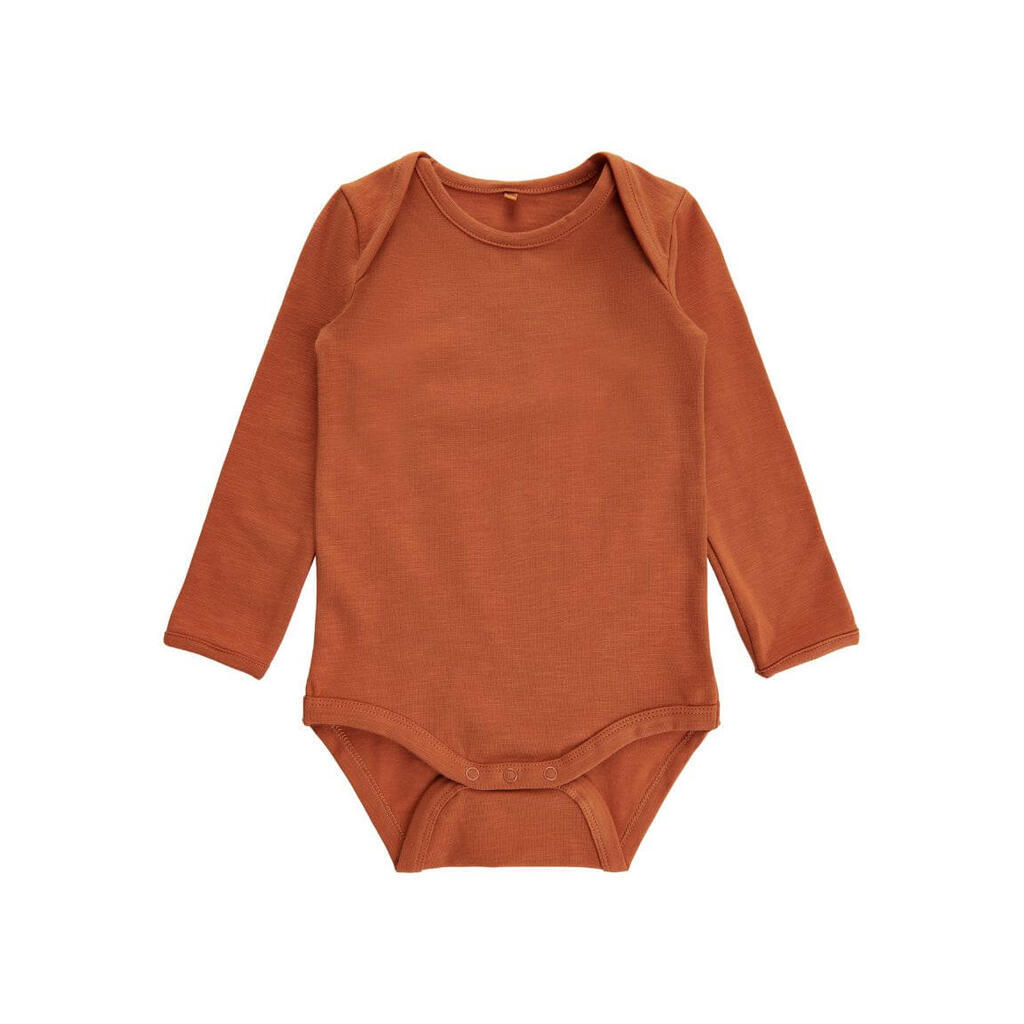 Soft Gallery - Bob New Owl Ls Body - Bombay Brown - 80/12 mdr.