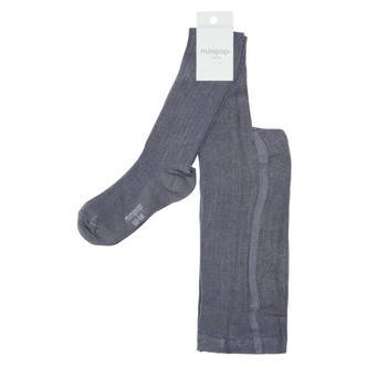 MiniPop -  Bamboo Tights - Grey - 92/98 (2-4 år)