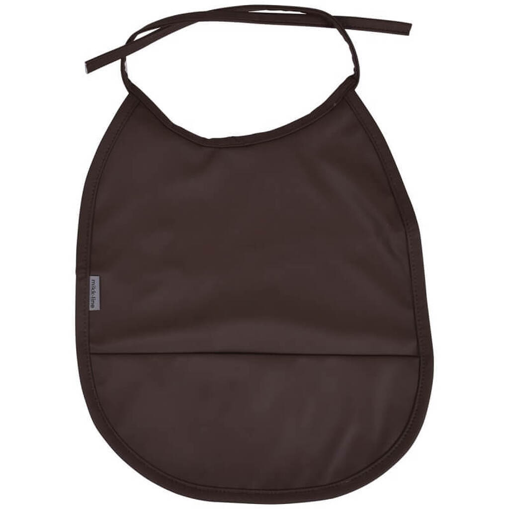 Mikk-Line - Rund PU Smæk - Chocolate Brown - One size