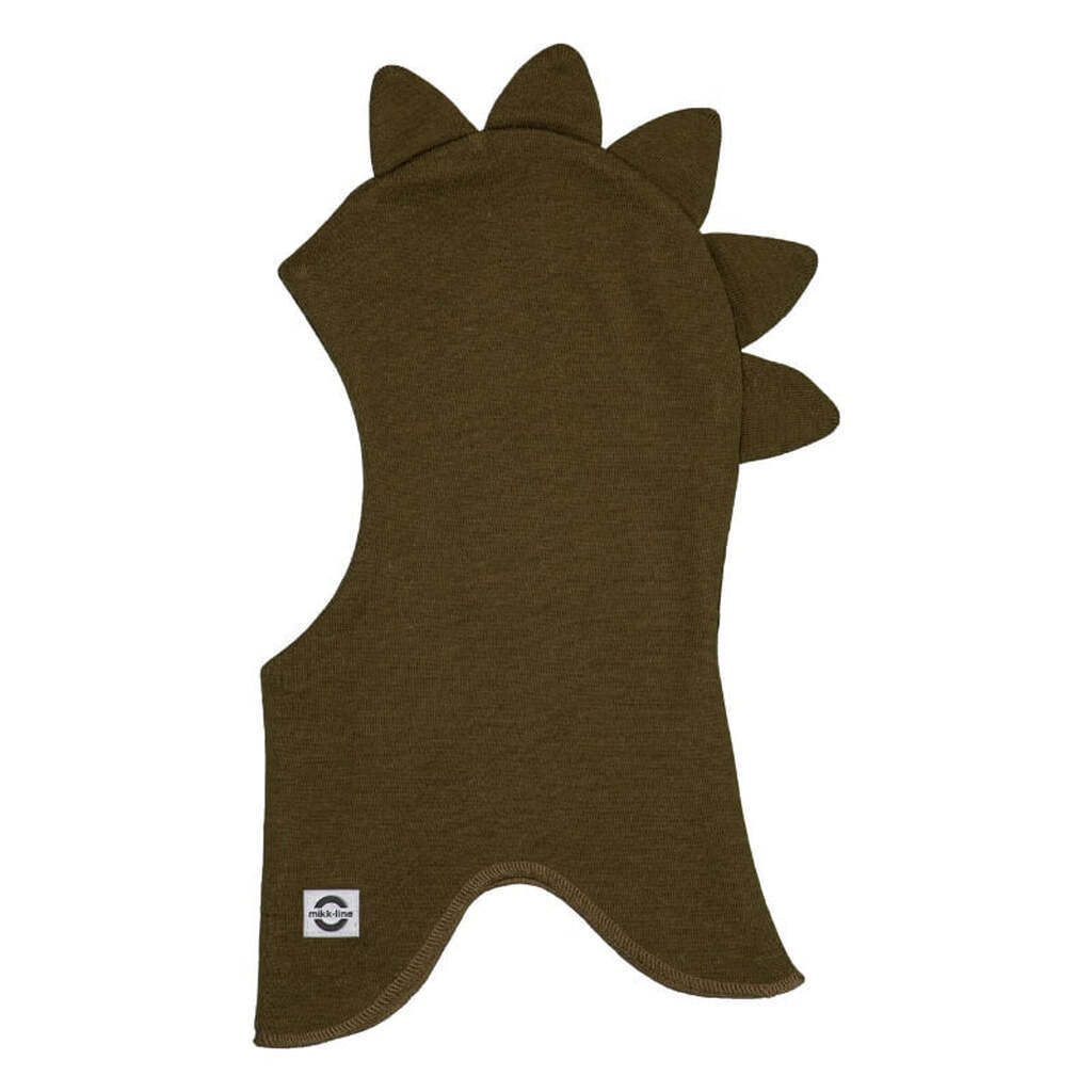 Mikk-Line - Dino Elefanthue Wool Fullface - Beech - 74/80